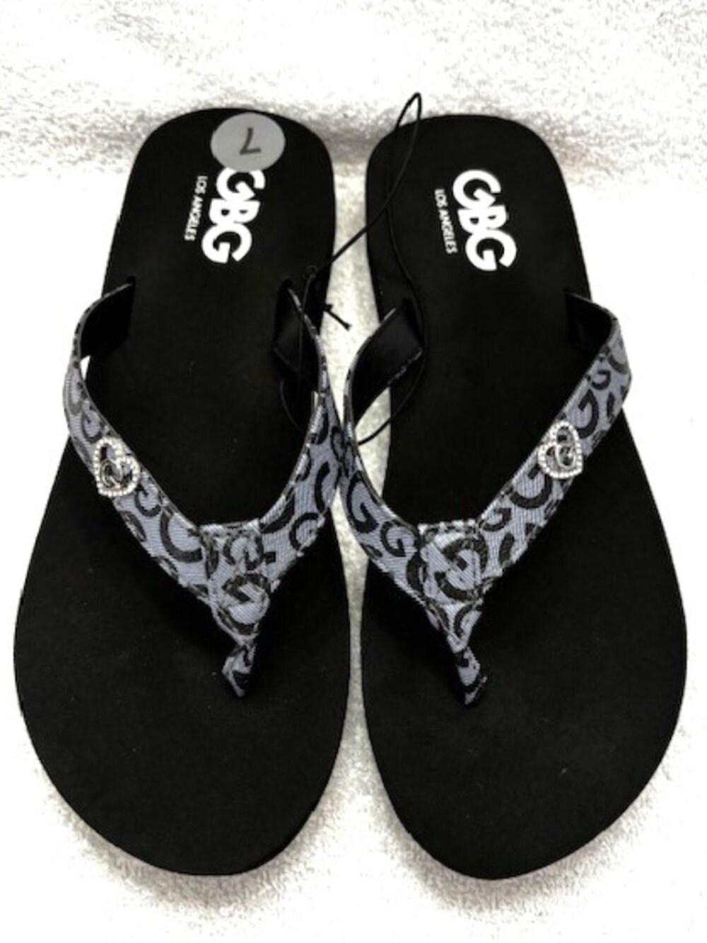 GBG Los Angeles Camin flip flop/slides New Size 7